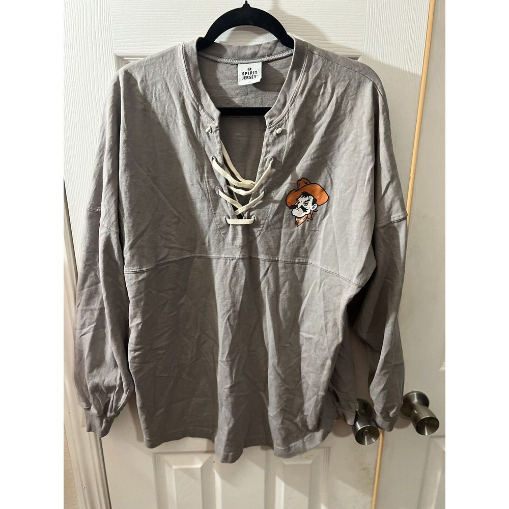 Oklahoma State Cowboys Spirit Jersey Size Medium Lace Up